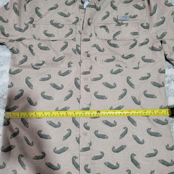 Ocean Cost Patterned Button-Up Shirt - Picture 8 of 10